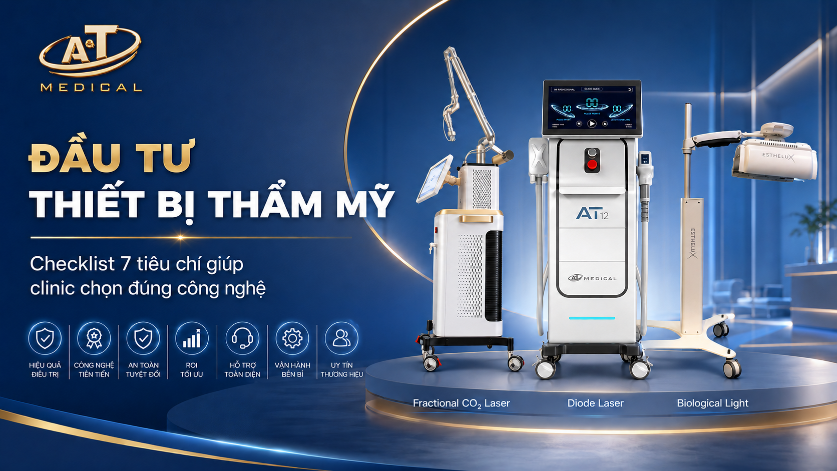 Đầu tư thiết bị thẩm mỹ