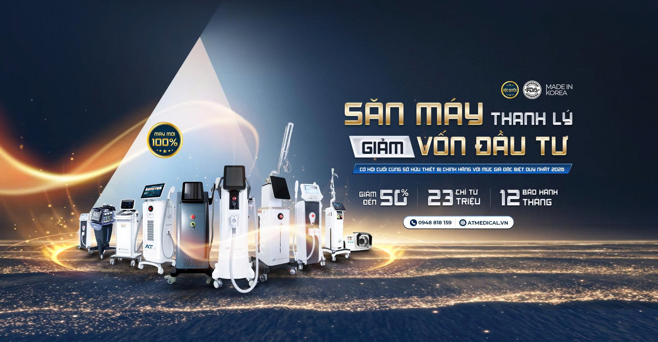 SĂN MÁY THANH LÝ - GIẢM VỐN ĐẦU TƯ